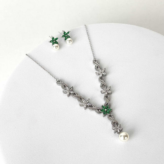 Nature's Bloom Pearl Set