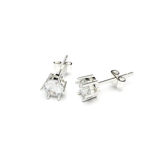 Luxe Solitaire Earrings - SILTREE