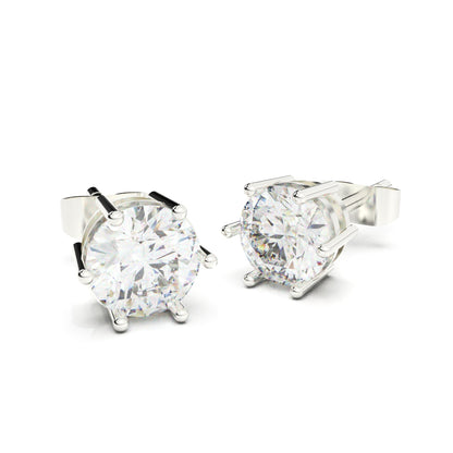 Luxe Solitaire Earrings - SILTREE