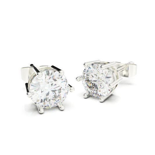 Luxe Solitaire Earrings - SILTREE