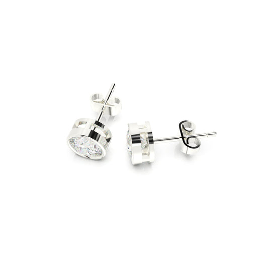 Lustrous Round Studs - SILTREE
