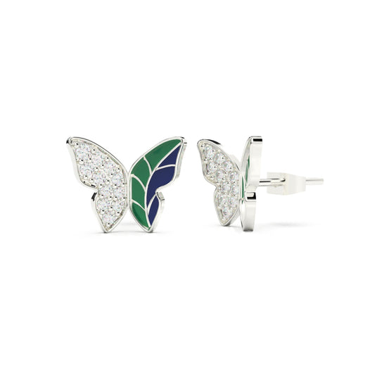 Flutter Glow Wings Butterfly Earrings