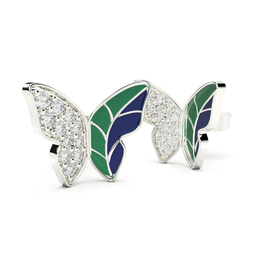 Flutter Glow Wings Butterfly Earrings