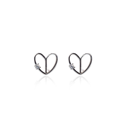 heart shape earring