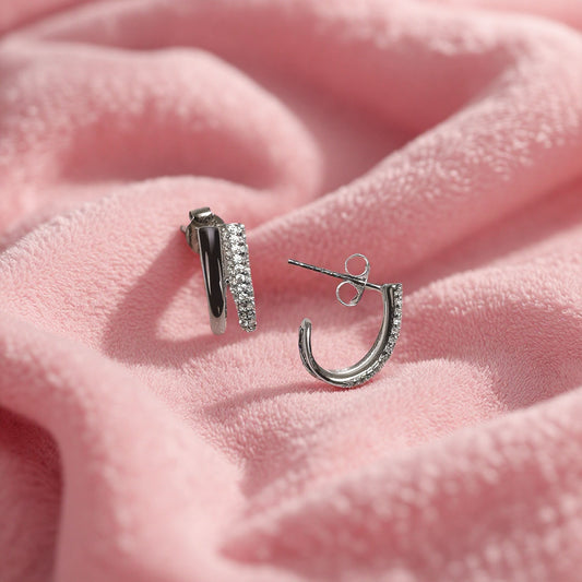 The Parallel Hoops Earring