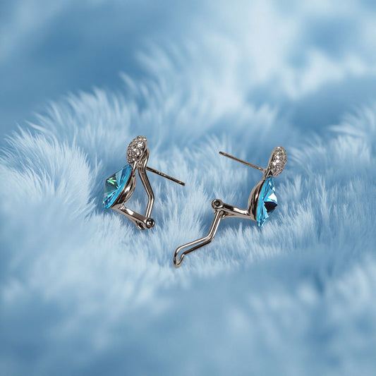 Aqua Royal Ice-Cut Earring