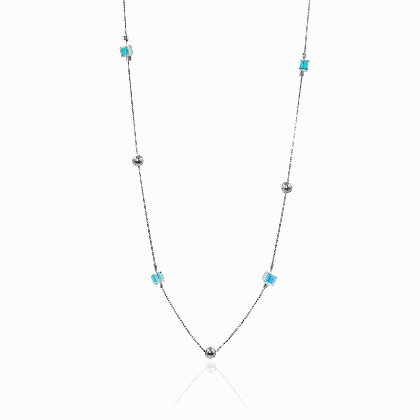 Crystal Diamond Silver Chain - SILTREE
"crystal diamond silver chain"