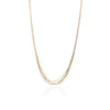 Silver 5 Line Bunch Chain With 3 Colors