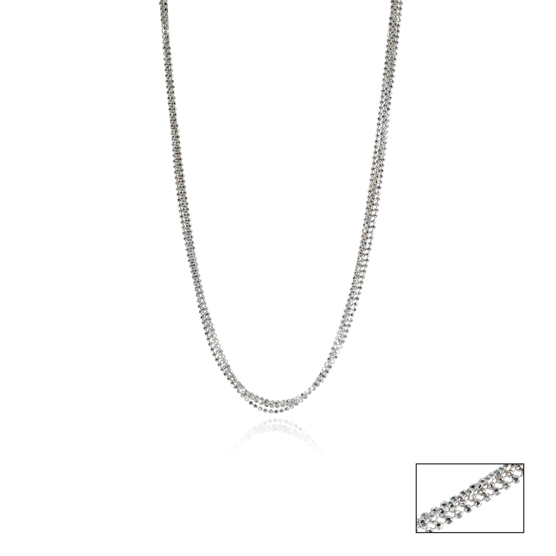 Silver Luxe Round-Cut Bunch Chain - SILTREE