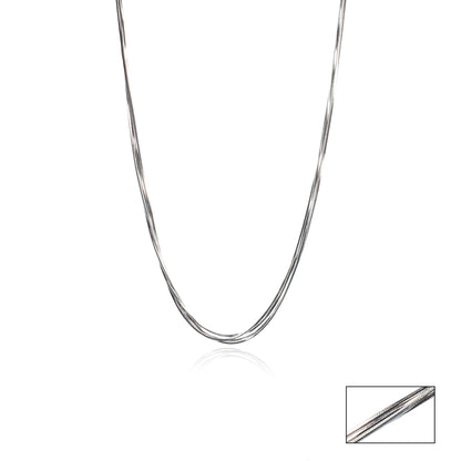 Radiant Silver Rope Chain - SILTREE
"silver bunch chain"