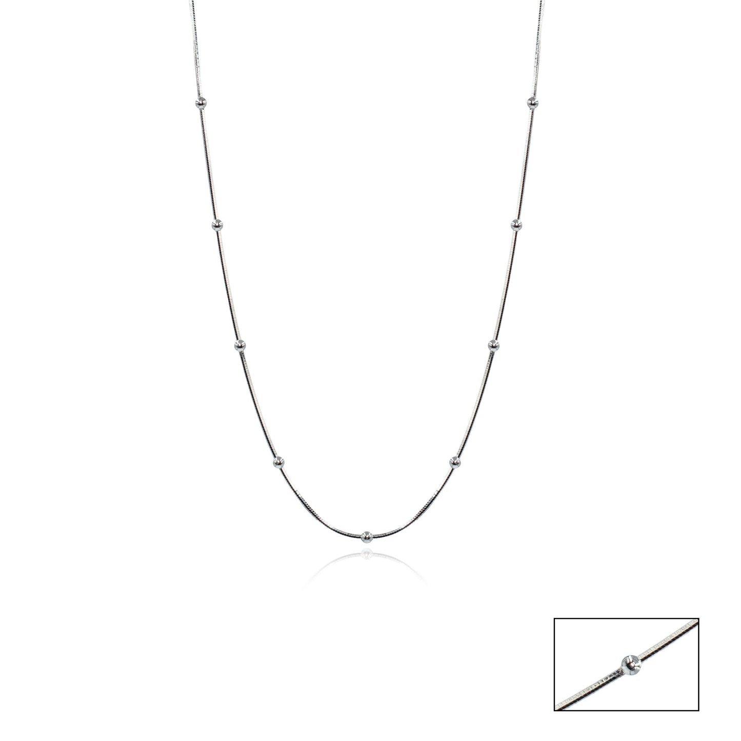 Silver Bead Chain - SILTREE
"silver chain"