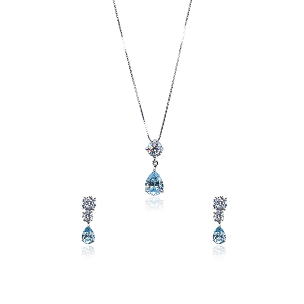 blue aurora glow set