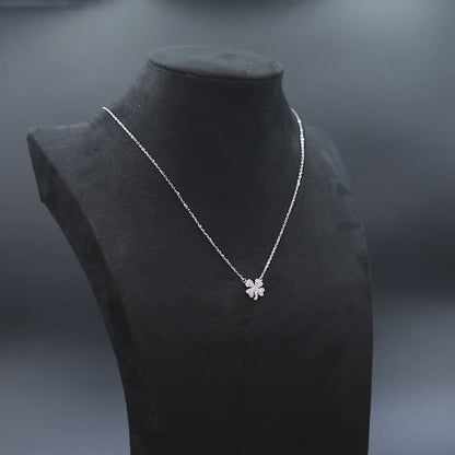 Silver Flower Necklace