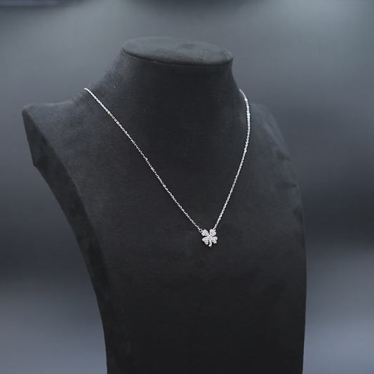 Silver Flower Necklace