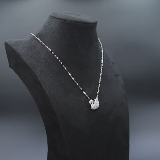 Celestial White Swan Necklace