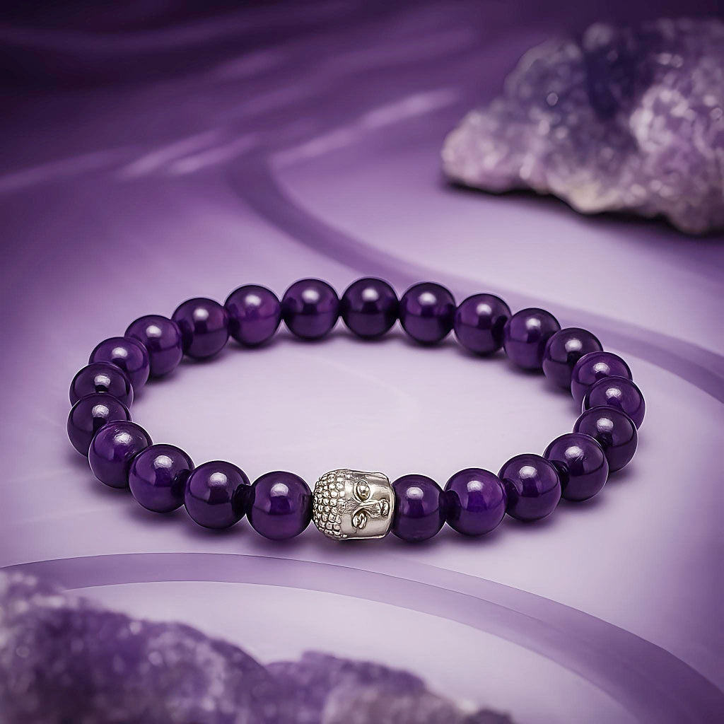 siltree katela amethyst divine peace bracelet