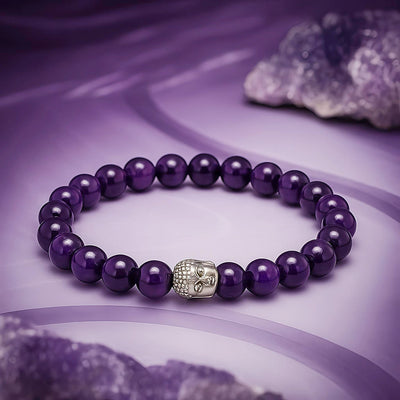 Siltree katela Amethyst Divine Peace Bracelet