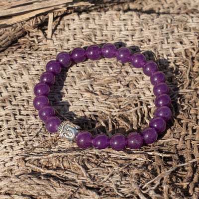 Siltree katela Amethyst Divine Peace Bracelet