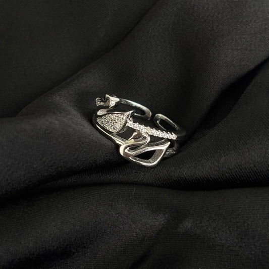 Whisper Swans Ring