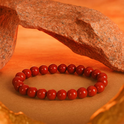 Natural Red Carnelian crystal bracelet for motivation, courage and success – Siltree Divine Energies