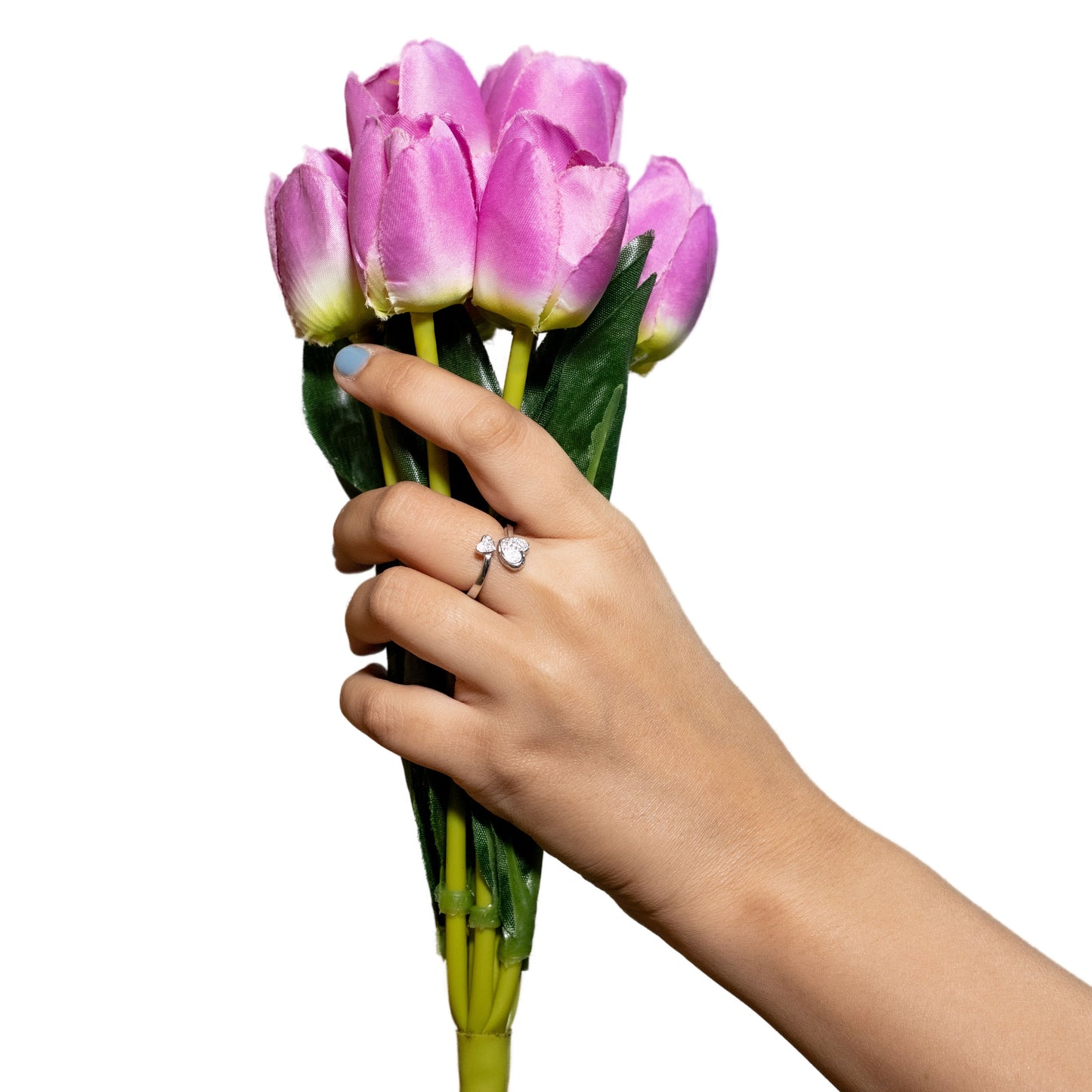 Twin Heart Diamond Ring
