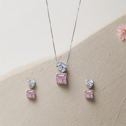 Pink Square Bloom Set