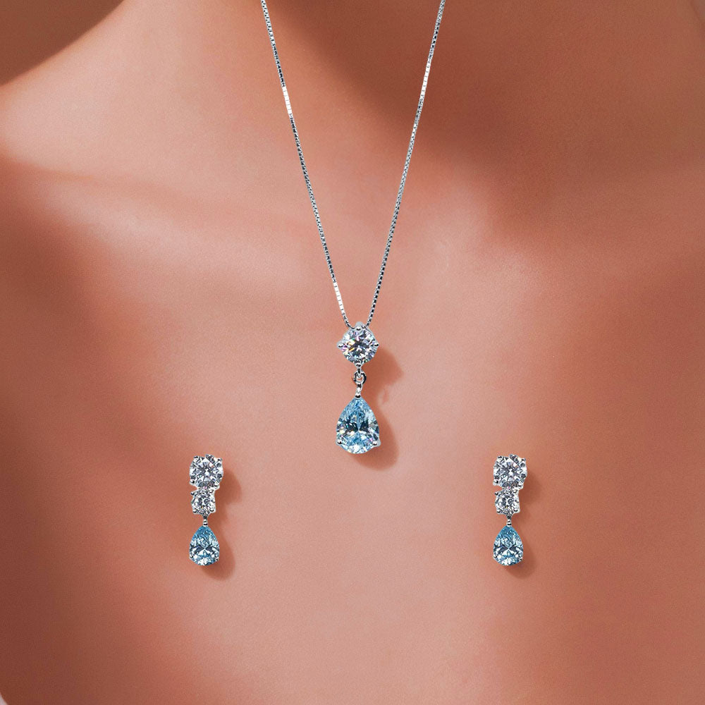 blue aurora glow set
