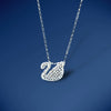 Celestial White Swan Necklace