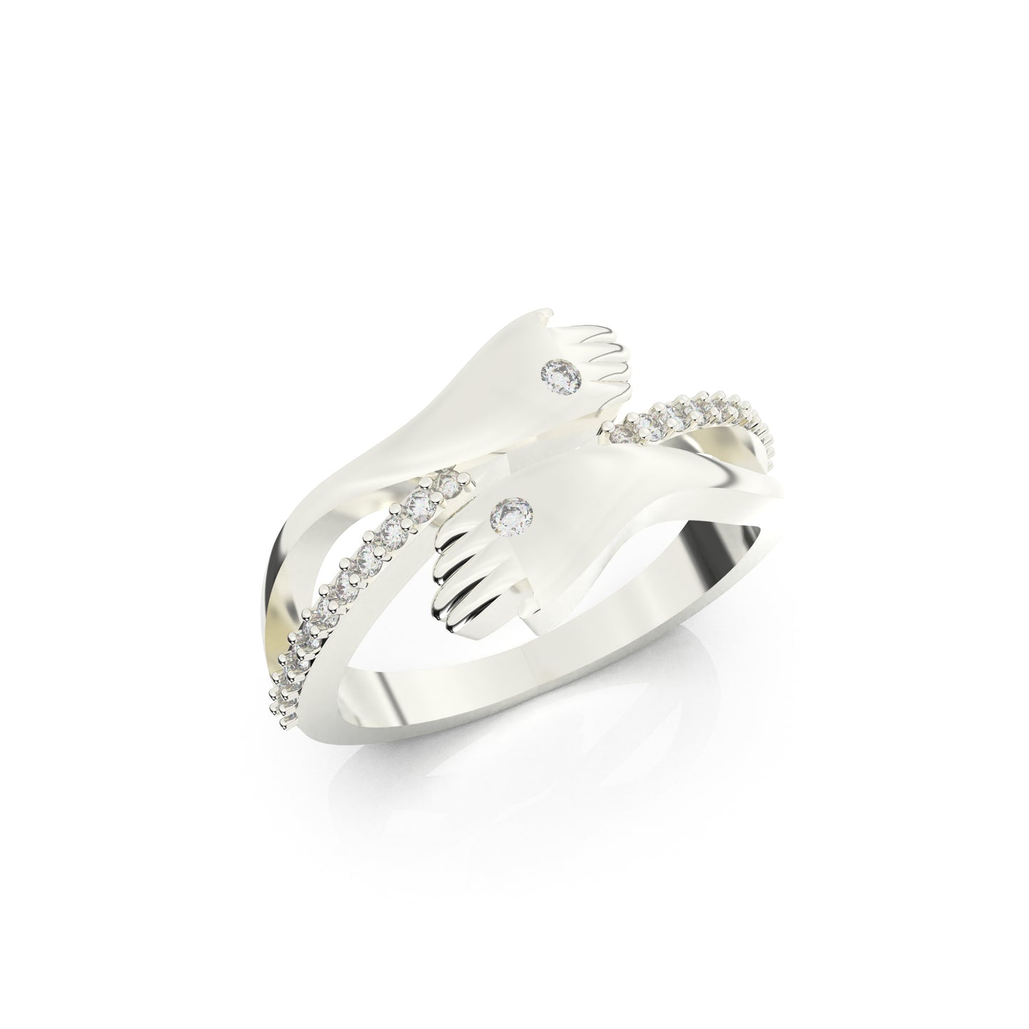 Hug of Love Ring - SILTREE
hug symbol silver ring 