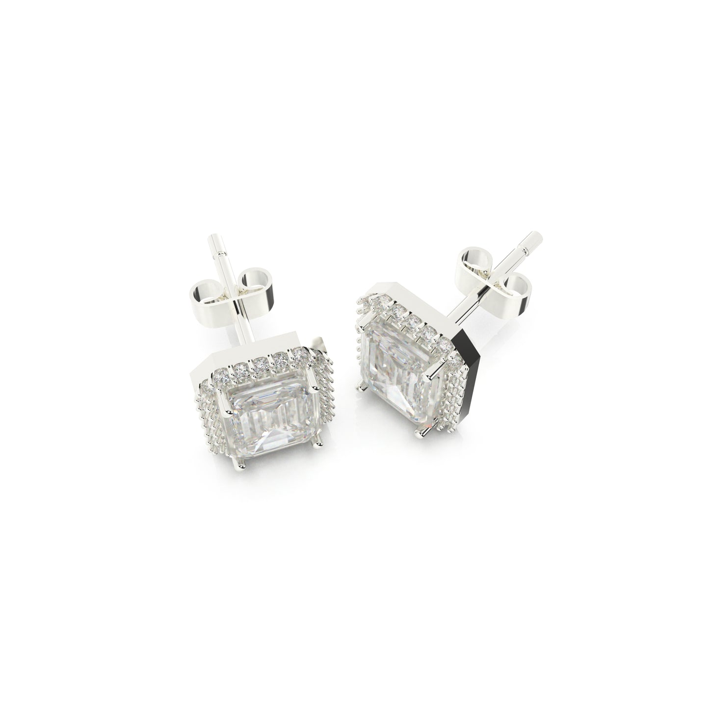 Solitaire Glamour Glow Studs - SILTREE