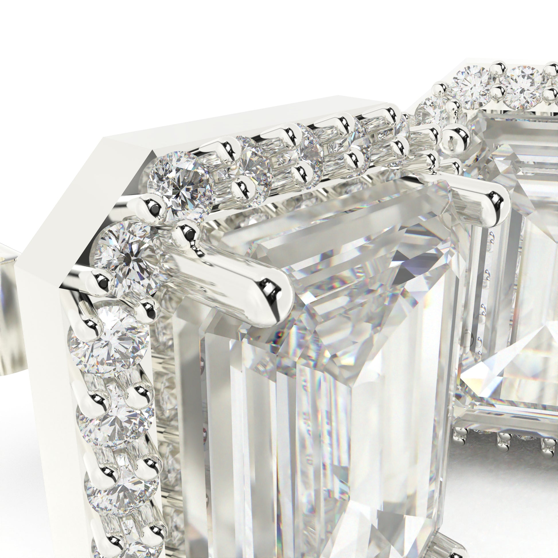 Solitaire Glamour Glow Studs - SILTREE