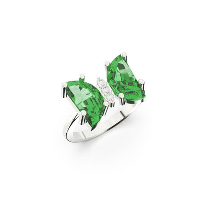 Glacial Green Spark Ring