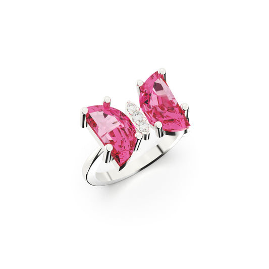 Glacial Spark Ring - SILTREE
solitaire red diamond ring