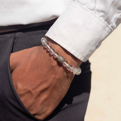 Siltree Clear Quartz Master Healer Bracelet